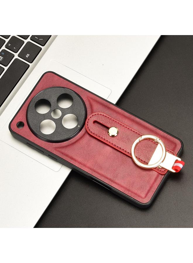 اس-توب جراب خلفي من الجلد مع سوار معصم لهاتف OPPO Find X8 Pro - Image 2