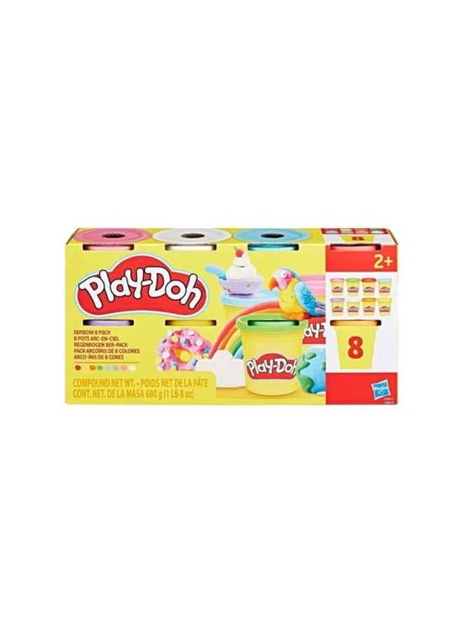 Play-Doh Rainbow Compound Set (Pack Of 8, 680 G) - Image 1