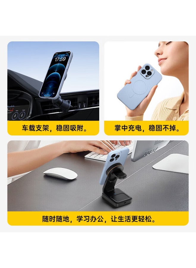 Keklle suitable For Iphone 12 Pro Phone Case Apple 12 Pro Protective Case Skin-friendly Liquid Silicone Magnetic Attraction Full Package Soft Shell Protective Case S - Image 3