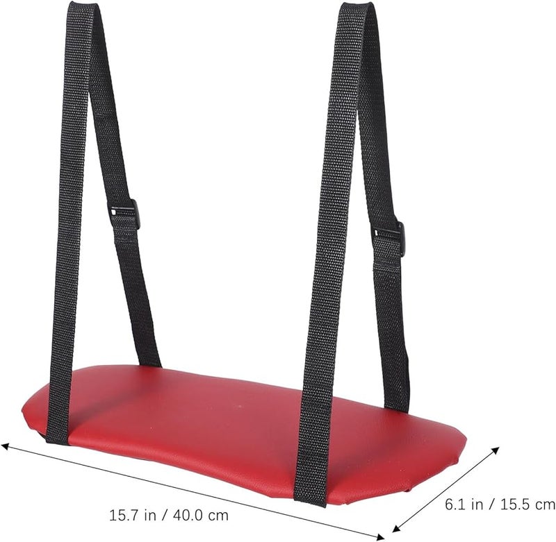 Burgundy Massage Bed Armrest Support Pedal Spa Table Accessory for Home and Salon - Image 3