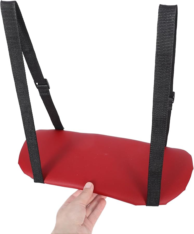 Burgundy Massage Bed Armrest Support Pedal Spa Table Accessory for Home and Salon - Image 5