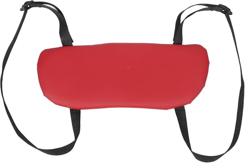 Burgundy Massage Bed Armrest Support Pedal Spa Table Accessory for Home and Salon - Image 1