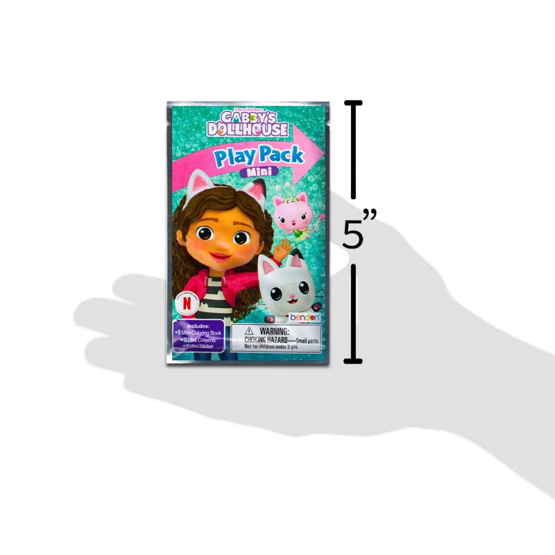 Bendon Gabby's Dollhouse Mini Party Favors Set for Kids - Bundle with 24 Mini Gabby's Dollhouse Grab n Go Play Packs with Coloring Pages, Stickers and More (Gabby's Dollhouse Birthday Party Supplies) - Image 3