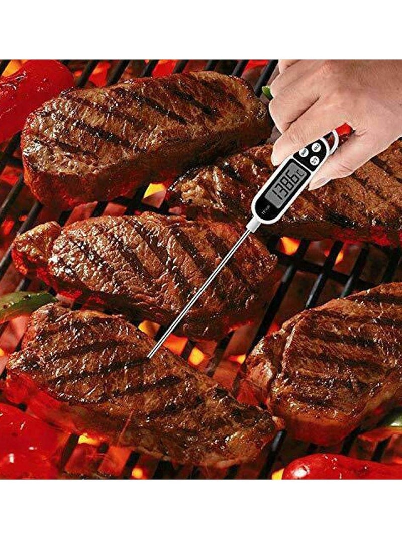 Cake Decor Digital Food Thermometer Kitchen Oven BBQ Cooking Meat Milk Water Measure Probe Tool Thermometer - High Accuracy, Instant Read, Multi-Purpose Cooking & Industrial Use - Image 3