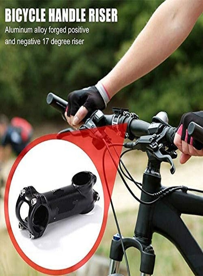 Lista Bicycle Stem Wake Mountain Bike Stem Short Handlebar Stem Lightweight for Most Bicycle, (Aluminum Alloy Black) - Image 4