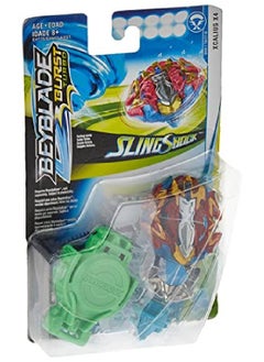 Burst Turbo Slingshock Xcalius X4 Starter Pack Battling Top And Right/Leftspin Launcher Age 8+