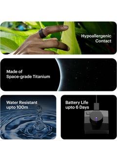 ULTRAHUMAN Ultrahuman Ring AIR-Smart Ring Health Tracker, Size First with Ultrahuman Sizing Kit,Sleep Tracker,Smart Ring for Men/Women,Fitness Tracker - Matte Gray (Size 14)  - Image 5