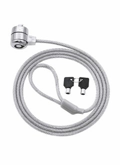 Excefore Laptop Lock 1.2M Universal Laptop Notebook Combination Lock Security Cable Office Dormitory Meeting Study Room Security Lock for Most Notebooks Desktops Projectors LCD Key Lock with 2 Keys  - Image 1