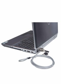 Excefore Laptop Lock 1.2M Universal Laptop Notebook Combination Lock Security Cable Office Dormitory Meeting Study Room Security Lock for Most Notebooks Desktops Projectors LCD Key Lock with 2 Keys  - Image 5