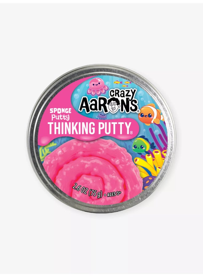 Crazy Aaron's عجينة إسفنجية - حجم كامل 4" علبة عجينة تفكير | قوام هوائي: فريد وخفيف الوزن "مثل الإسفنج" | لعبة ضغط للتخفيف من التوتر - Image 3