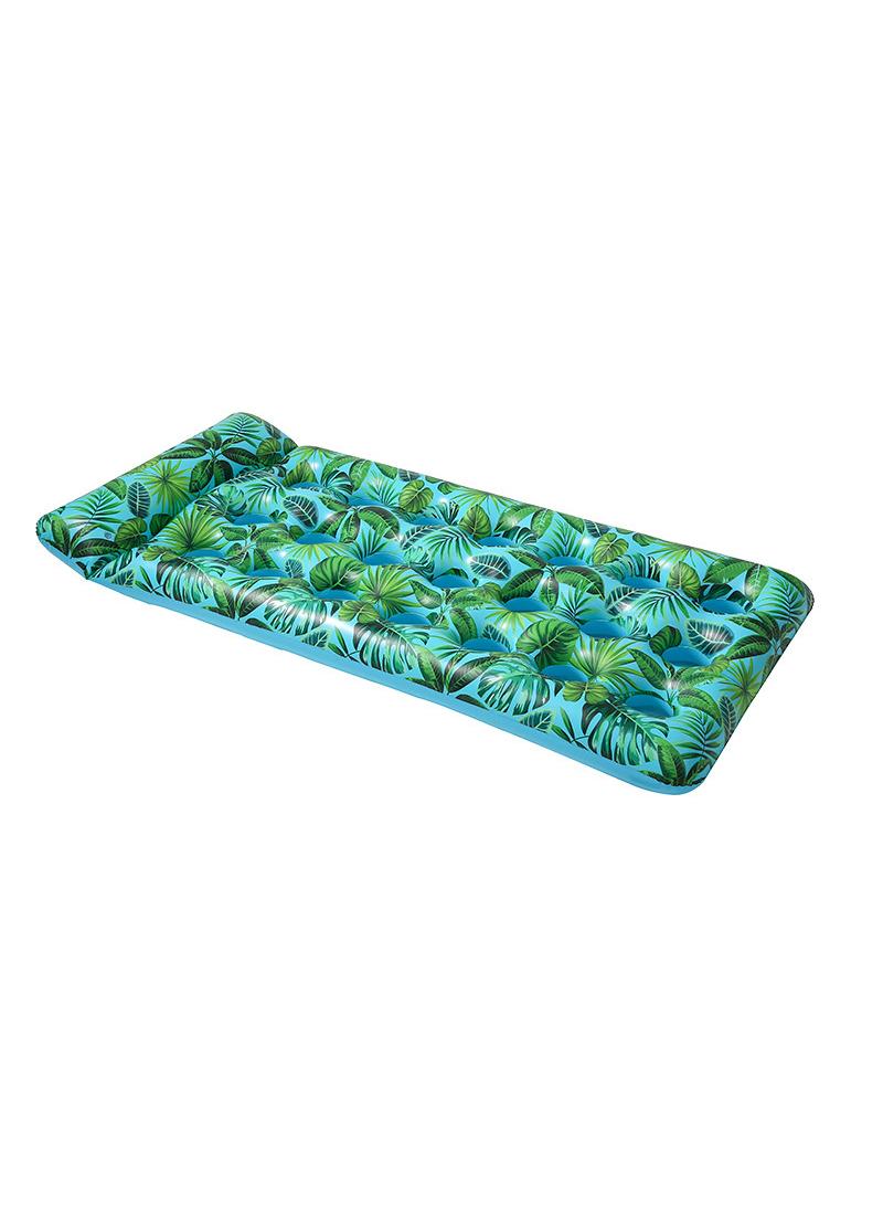 Y&D Leaf Print 21 Hole Water Inflatable Floating Bed - Image 1