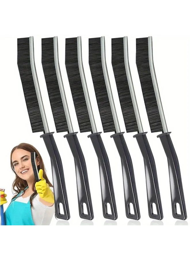 10pcs Hard Bristle Gap Cleaning Brushes Multipurpose Tile Grout Scrubber For Kitchen Bathroom - Image 1