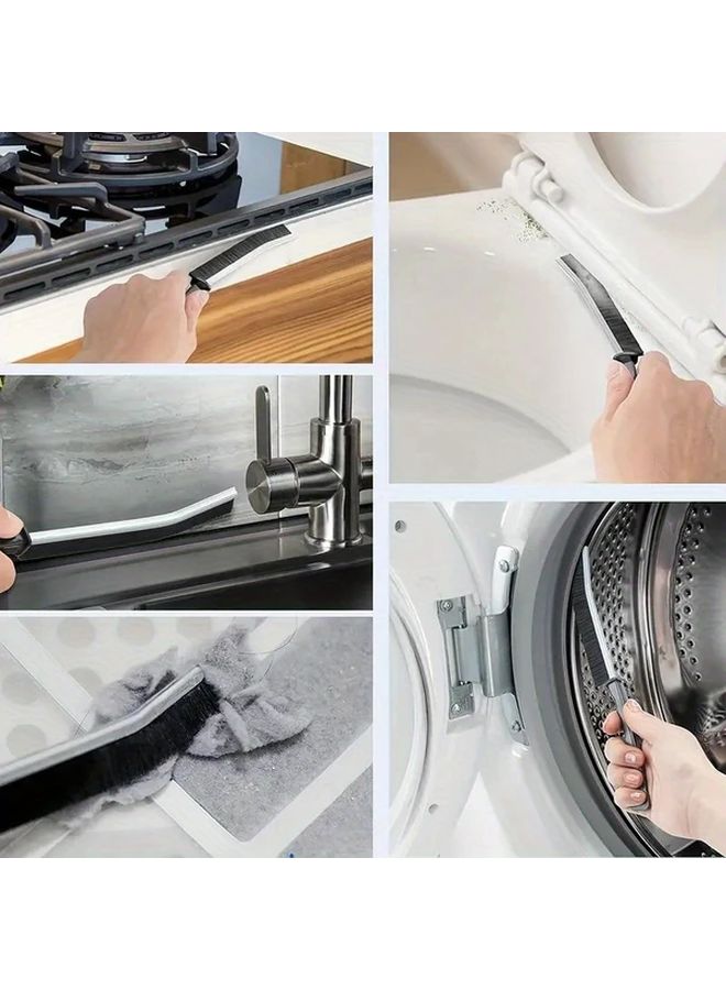 10pcs Hard Bristle Gap Cleaning Brushes Multipurpose Tile Grout Scrubber For Kitchen Bathroom - Image 4