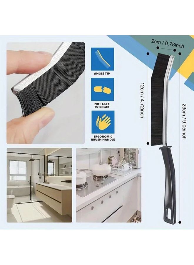 10pcs Hard Bristle Gap Cleaning Brushes Multipurpose Tile Grout Scrubber For Kitchen Bathroom - Image 3