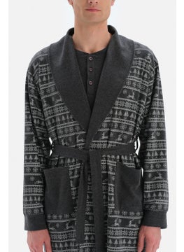 Anthracite Shawl Collar Metering Printed Dressing Gown - pzsku/Z0AD64D6D5183FAE6BD78Z/45/_/1733393205/d5b6c160-1905-41ae-9a4a-9df4217ea2d6