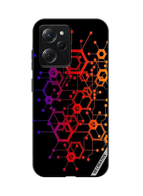 Protective Case Cover For Xioami Pcoo X5 Pro Abstract Circuit Board Design Multicolour