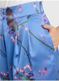 Ted Baker Printed Satin High Waist Pants  - Image 3