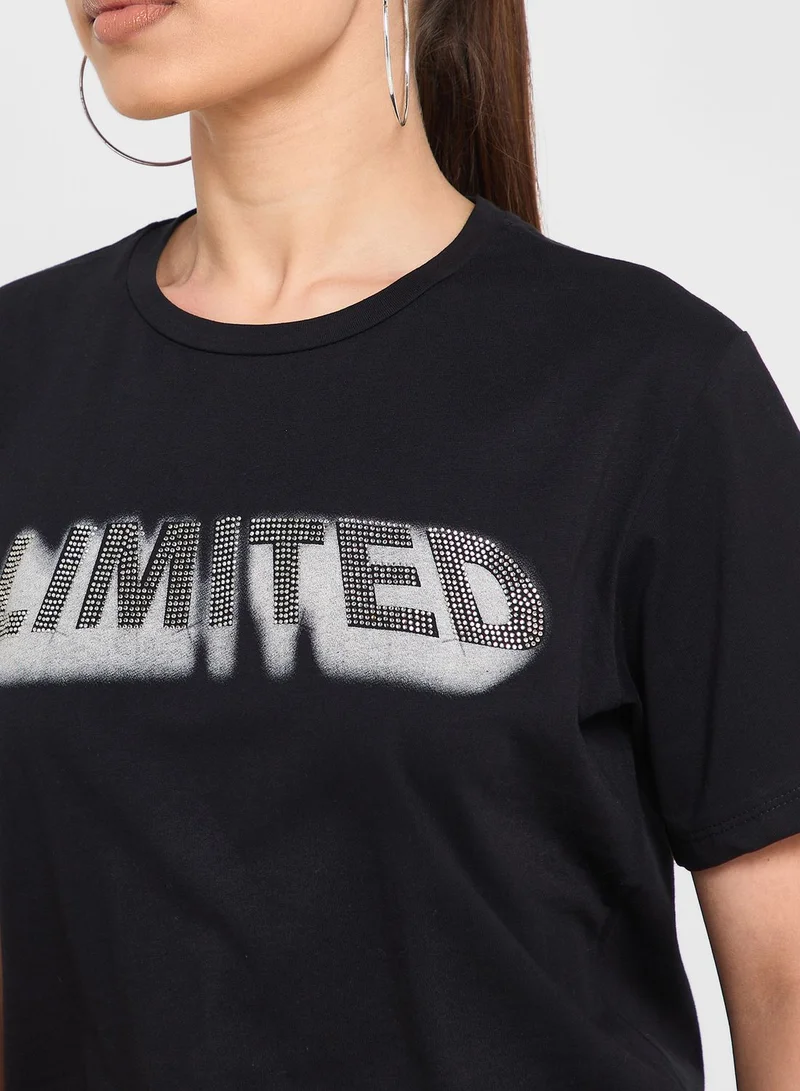 Ginger Embellished Graphic T-Shirt