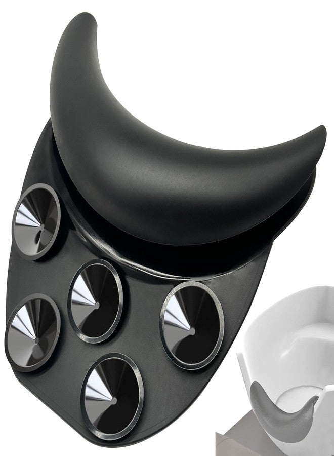DBYANAN Shampoo Bowl Neck Rest for Sink, Silicone Neck Rest Cushion with Suction Cup, Portable Hair Washing Sink Neck Support Non-Slip for Salon Home Wash Basin - Image 1