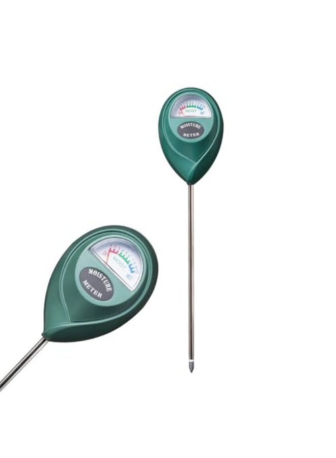 Generic JZS Plant Moisture Tester, Plant Water Meter with Three Zones and Ten Scales, Long Probe Deep Use Soil Moisture Meter, Humidity Meter for Flowerpot, Garden, Farm, Yard, No Batteries Required  - Image 1