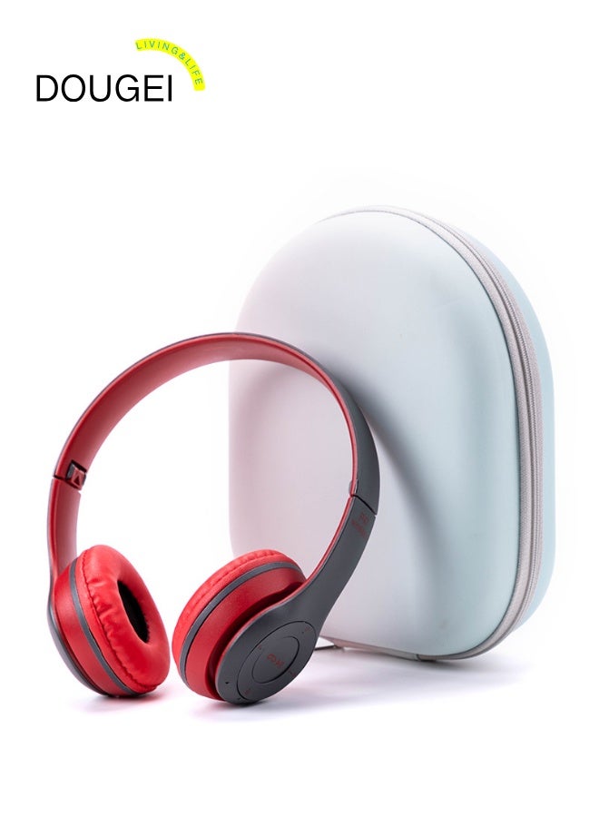 دوغي حقيبة سماعات الرأس متوافقة مع سماعات الرأس اللاسلكية Anker/BERIBES/KVIDIO من JBL/Sony/Soundcore، سوداء - Image 2