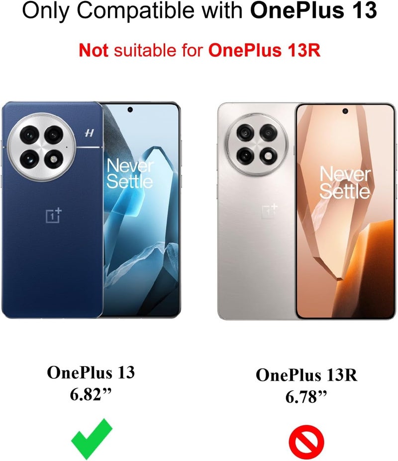 Realcase غطاء خلفي سيليكون لهاتف Oneplus 13 5G، مقاوم للخدوش، شفاف كريستالي، واقي للصدمات، غطاء خلفي لهاتف Oneplus 13 5G - Image 2