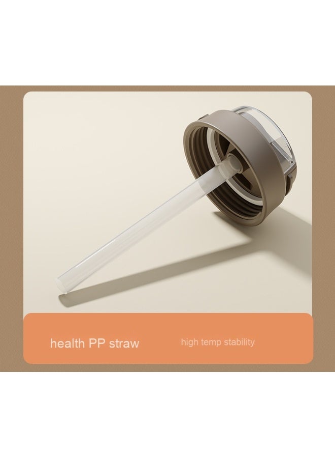 Anna Large Capacity Portable Stainless Steel Coffee Cup with Straw - 316 Steel - Image 4