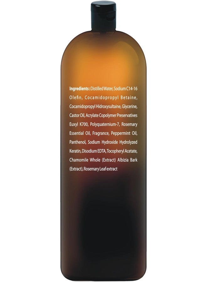 First Botany Castor Oil Shampoo - An Anti Hair Loss Shampoo Thickening formula For Hair Regrowth, Anti Thinning Sulfate Free For Men & Women Anti Dandruff Treatment 16 fl oz - Image 2