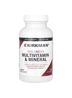 Kirkman Labs Kirkman Labs, Children's Multivitamin & Mineral, 120 Capsules  - Image 1