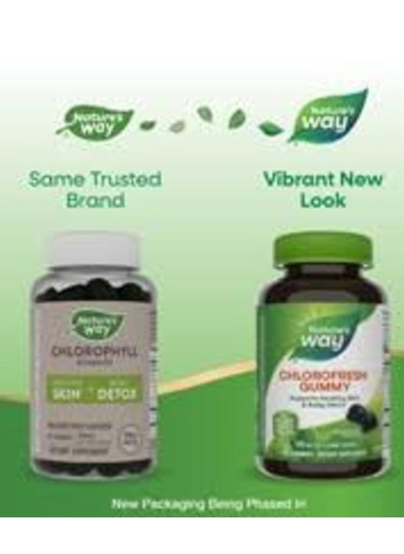 Nature's - Chlorophyll Gummies Orchard Fruit 100 mg 60 Gummies (50 mg per Gummy) - Image 1