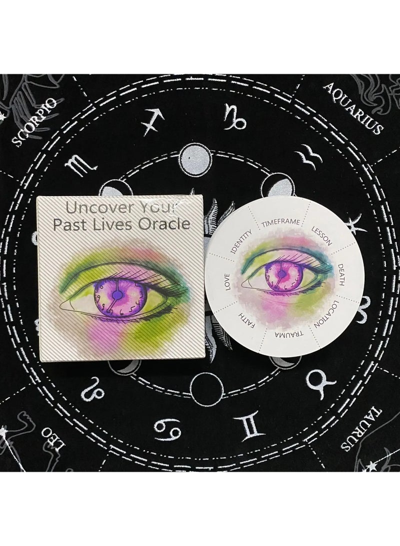 NIBEMINENT Reveal your past life arcane deck. Circular shape. 87 tarot cards. Includes PDF guidebook. Predict arcane card outcomes. Tarot game. - Image 5