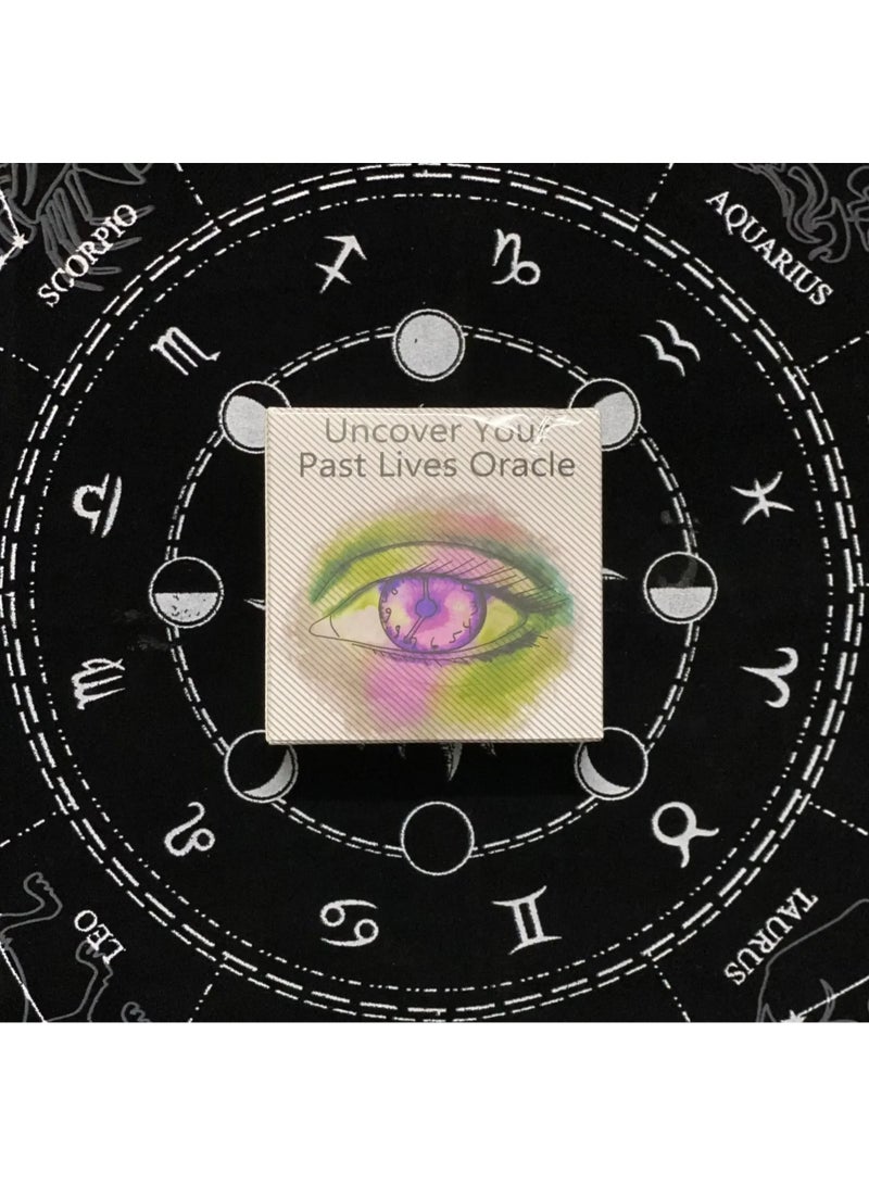 NIBEMINENT Reveal your past life arcane deck. Circular shape. 87 tarot cards. Includes PDF guidebook. Predict arcane card outcomes. Tarot game. - Image 4