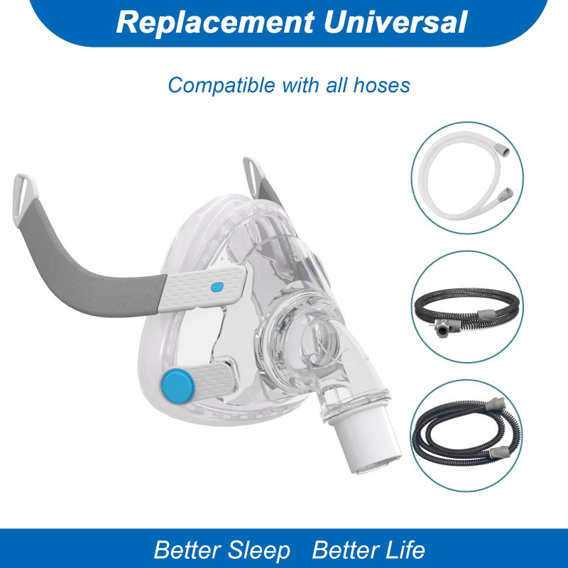 EVOCLEAN Replacement for F20 Pro Cushion and Frame Set - Improved Cushion Elbow F20 Pro Full Face Mask Replacement (Medium) - Image 4