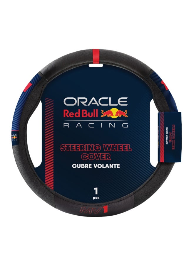 Red Bull MV1 Oracle Racing Universal Fit Steering Wheel Cover Multicolour 38 x 5 x 38 cm RBSWC002MVBR 