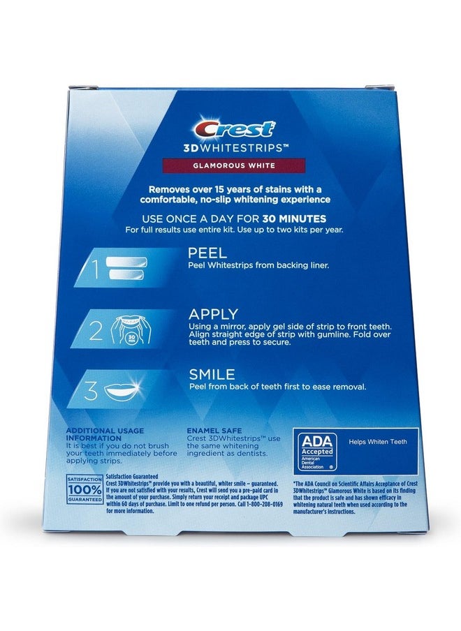 Crest 3D White Glamorous White Whitestrips - 28 Strips (Packaging May Vary)  - Image 3