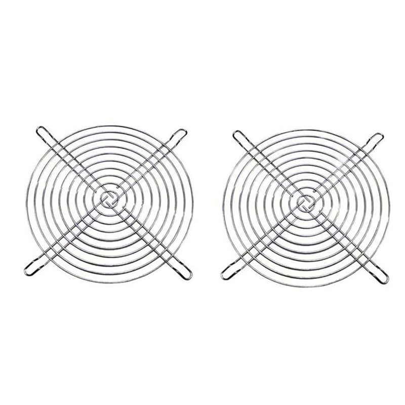 GDQLCNXB Metal 200mm PC Computer Fan Grill Mounting Finger Guard Protection Cover,Pack of 2 - Image 5