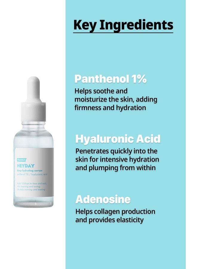 FRANKLY Hydration Power Duo: Heyday Serum & Closer Serum | Pore Minimizing & Hydration| Peptides, Panthenol & Hyaluronic Acid | Radiant, Dewy Skin| Anti-Aging | Vegan | Korean Skincare Set - Image 5