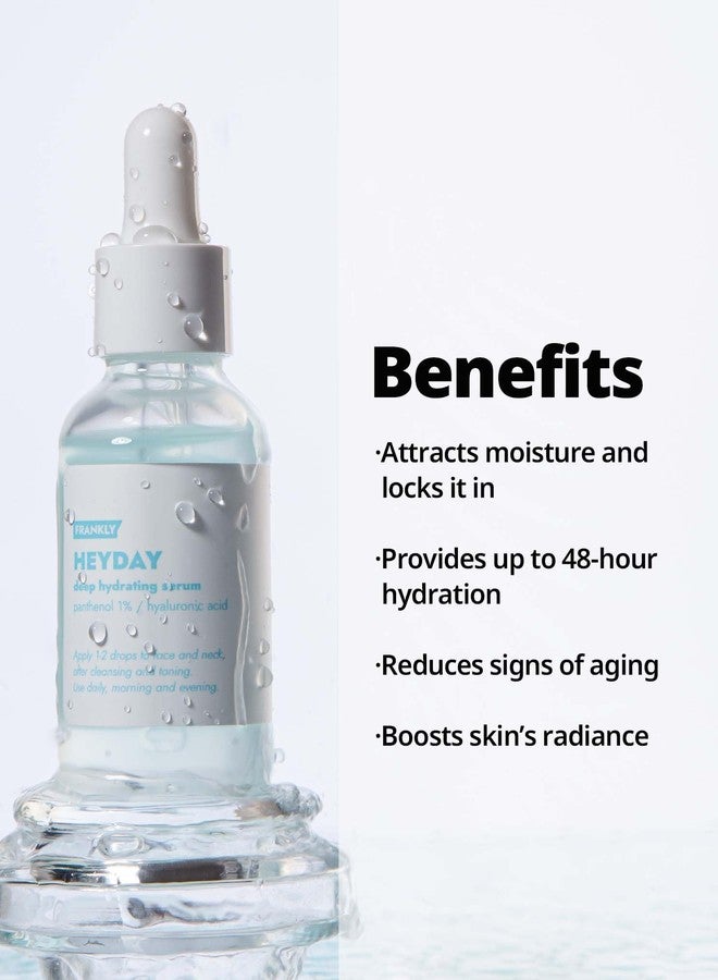 FRANKLY Hydration Power Duo: Heyday Serum & Closer Serum | Pore Minimizing & Hydration| Peptides, Panthenol & Hyaluronic Acid | Radiant, Dewy Skin| Anti-Aging | Vegan | Korean Skincare Set - Image 4
