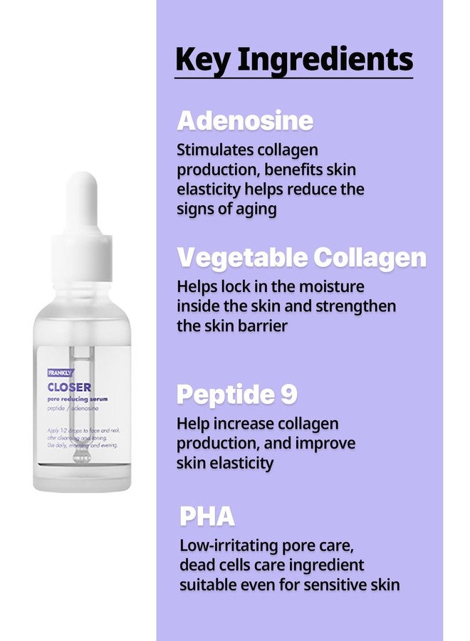 FRANKLY Hydration Power Duo: Heyday Serum & Closer Serum | Pore Minimizing & Hydration| Peptides, Panthenol & Hyaluronic Acid | Radiant, Dewy Skin| Anti-Aging | Vegan | Korean Skincare Set - Image 3