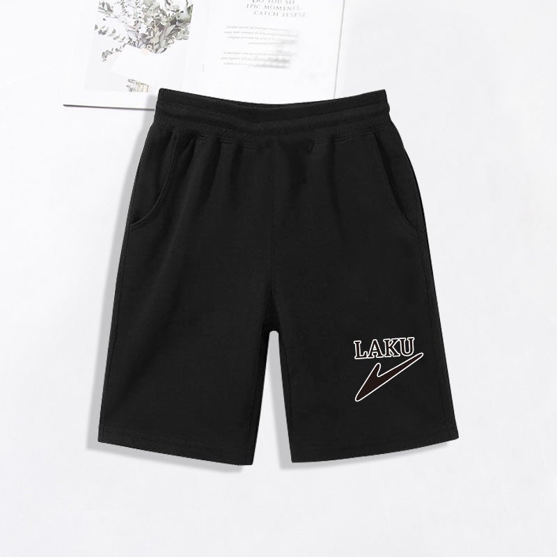Children'S Shorts Summer Boys' Outer Pants Korean Style Medium And Big Children'S Cotton Thin Summer Sports Cropped Casual Pants - Image 1