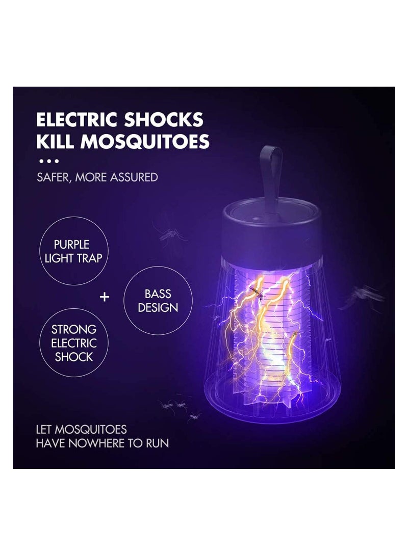مصيدة ومبيد البعوض الكهربائي المحمول، ضوء LED USB للمنزل، غرفة النوم، والتخييم في الهواء الطلق، مصباح فعال لمبيد البعوض، تصميم صديق للبيئة - Image 4