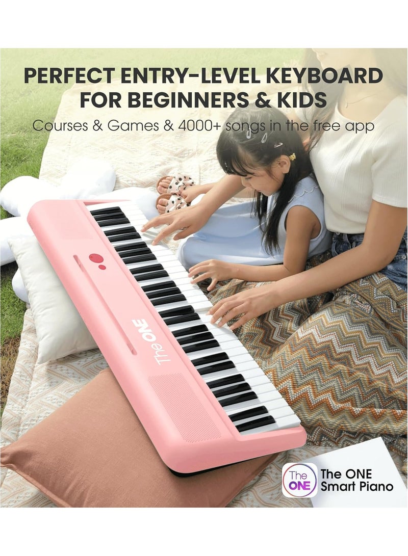 THE ONE The ONE Smart Keyboard COLOR 61 Keys Piano Keyboard, Music Keyboard with 256 Timbres, 64 Polyphony, 4 Speakers, Built-in LED Lights and Free Apps  - Image 4