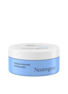 Neutrogena بلسم مزيل المكياج المذيب للزيت مع فيتامين E، بلسم لطيف ومغذي لإزالة المكياج للعين والشفاه أو مكياج الوجه، مناسب للسفر أثناء التنقل، 2.0 أونصة  - Image 2