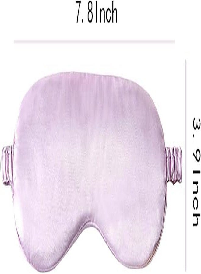 Buybeat Sleep Mask Silk Eye Mask Cover for Sleeping, Soft Satin Blindfold with Elastic Strap, Blocks Light and Reduces Puffy Eyes, Comfortable Night Sleeping Mask for Women Men (Purple) - Image 4