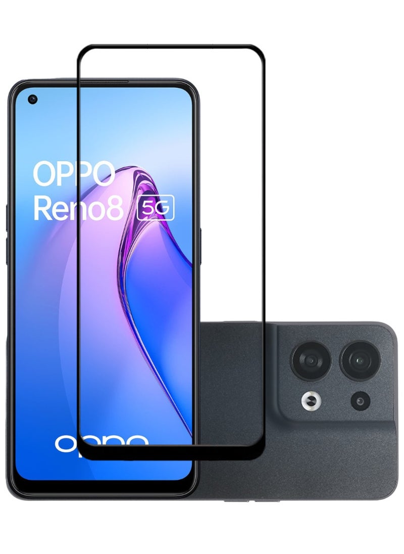 ACLIX Antistatic ESD Dustproof Premium Quality High Definition Tempered Glass Screen Protector Designed For Oppo Reno8 - Image 1