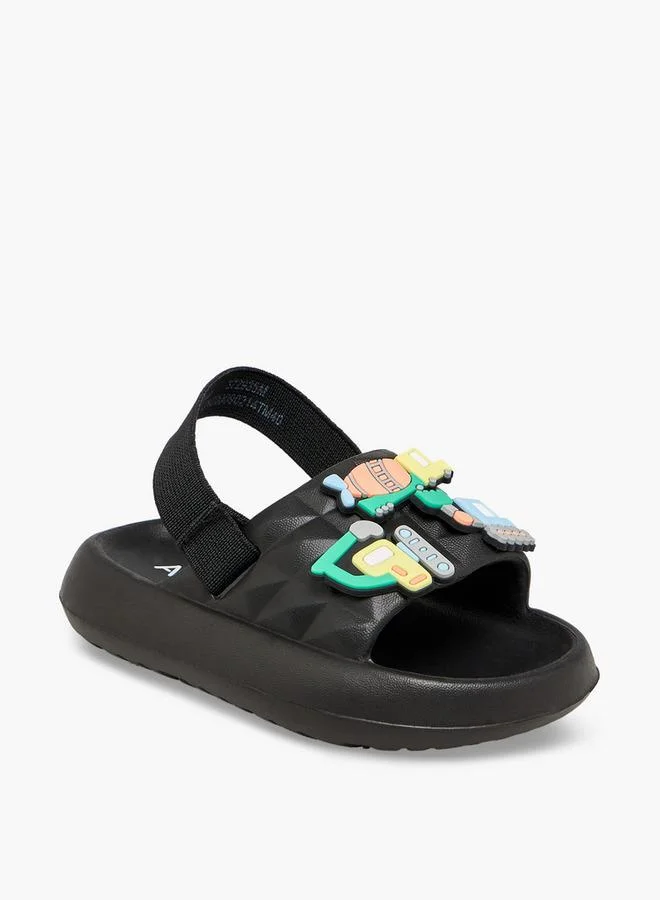 Aqua Boys Construction Vehicle Applique Slides