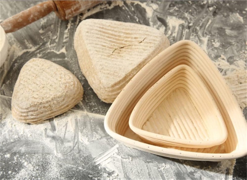 Zikra Proofing Basket 6 Inch, Rattan Basket with Cloth Liner, Baking Bowl for Bakers Proving Baskets for Sourdough, Lame Bread Slashing Scraper Tool Starter Jar Proofing Box, Baking Bowl Dough Gifts - Image 3