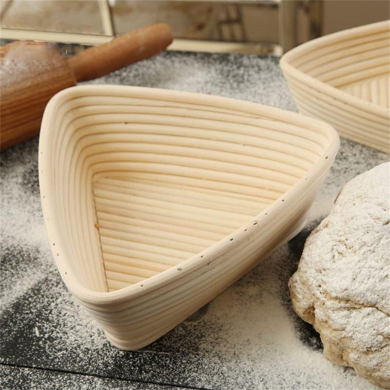 Zikra Proofing Basket 6 Inch, Rattan Basket with Cloth Liner, Baking Bowl for Bakers Proving Baskets for Sourdough, Lame Bread Slashing Scraper Tool Starter Jar Proofing Box, Baking Bowl Dough Gifts - Image 5