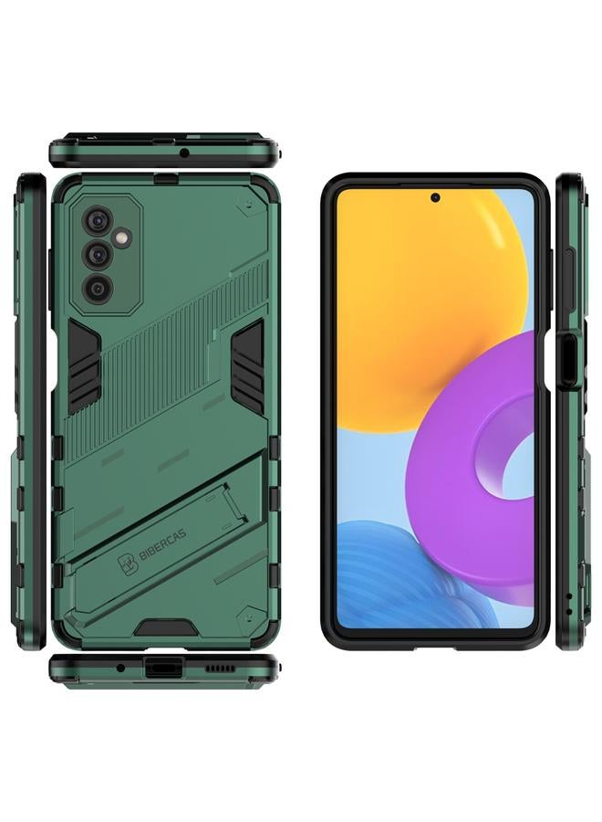 اس-توب جراب لهاتف Samsung Galaxy M52 5G Punk Armor 2 في 1 PC + جراب هاتف مقاوم للصدمات من مادة TPU مع حامل غير مرئي - Image 3