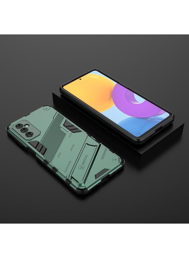 اس-توب جراب لهاتف Samsung Galaxy M52 5G Punk Armor 2 في 1 PC + جراب هاتف مقاوم للصدمات من مادة TPU مع حامل غير مرئي - Image 2